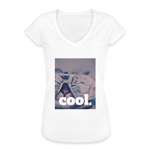 Katze cool tiwret - Frauen Vintage T-Shirt