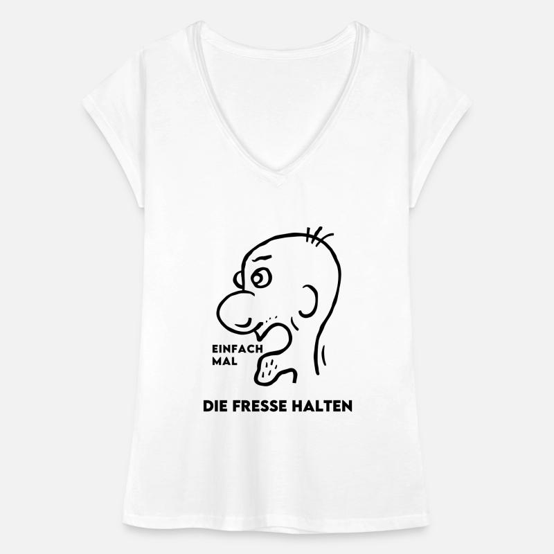 Man Comic Angry Evil Quarrel - Hold Your Nose Women's Vintage T-Shirt