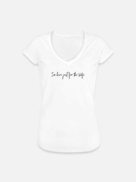 WiFi - Frauen Vintage T-Shirt - Weiß