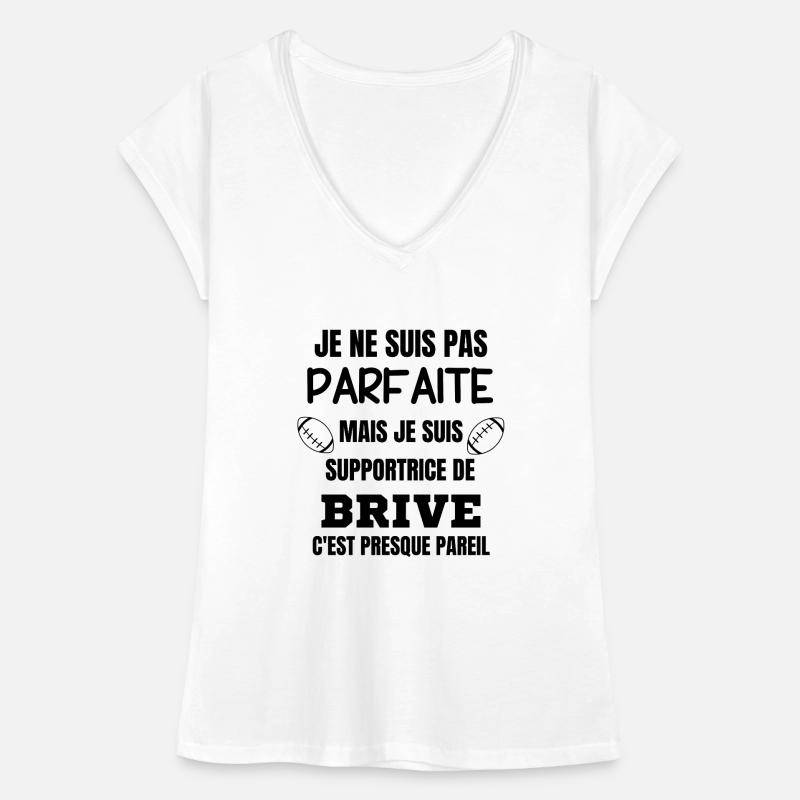 Supportrice de Brive Parfaite Rugby T-shirt vintage Femme