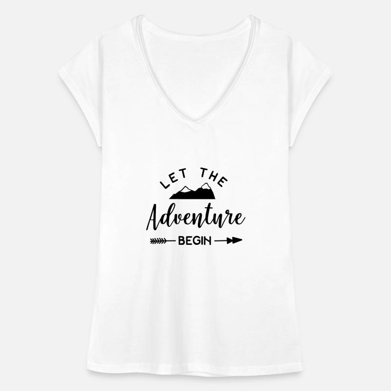 Que le temps de l'aventure commence T-shirt vintage Femme