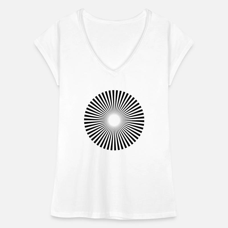 Illusion Optical Illusion Pattern Geometry Women's Vintage T-Shirt