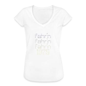 fahr'n fahr'n fahr'n 1975 - Frauen Vintage T-Shirt - Weiß - Vorne