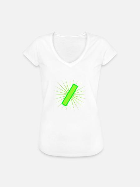 Uran - Frauen Vintage T-Shirt - Weiß