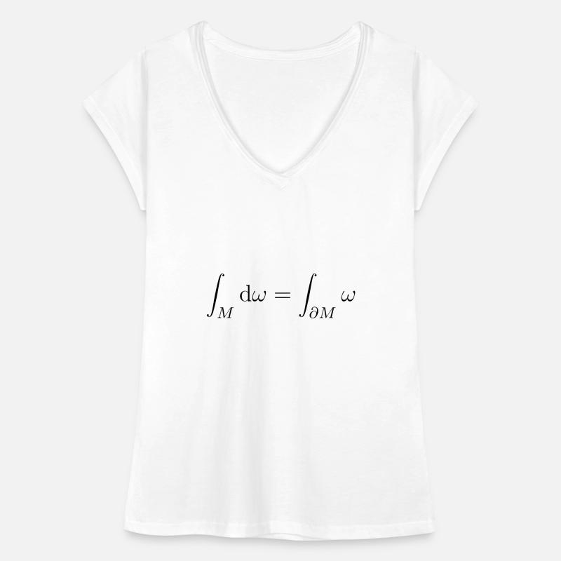Analyse vectorielle du théorème intégral T-shirt vintage Femme