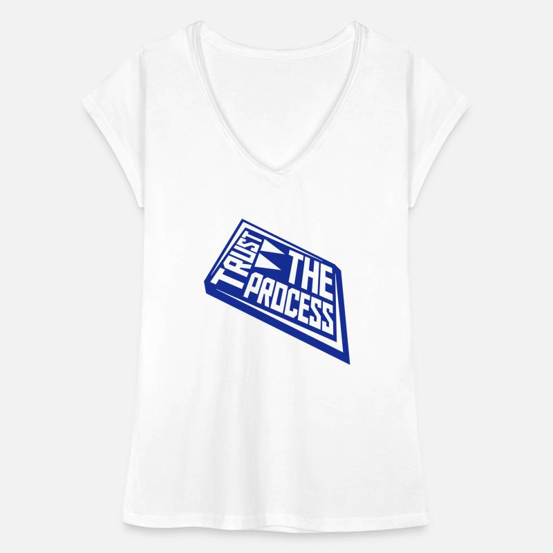 faire confiance au processus Devis T-shirt vintage Femme