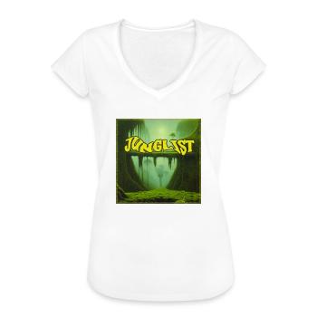 JUNGLIST - Frauen Vintage T-Shirt - Weiß - Vorne