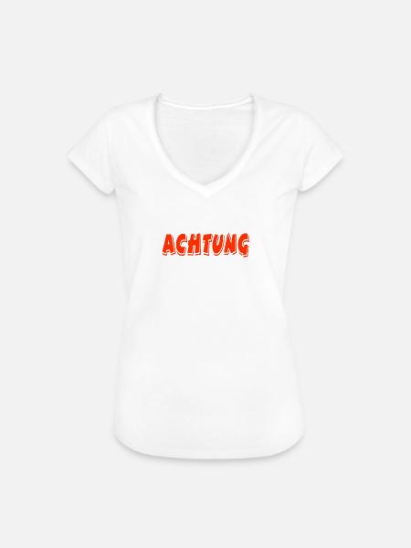 Rentner - Frauen Vintage T-Shirt - Weiß