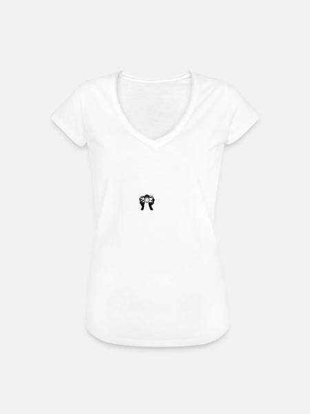 Herzschlag Foto - Frauen Vintage T-Shirt - Weiß