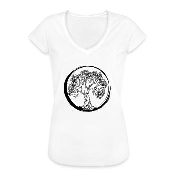 Zen - Women's Vintage T-Shirt - white - Front - Danielle (179cm)
