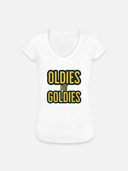 Oldies but Goldies - Frauen Vintage T-Shirt - Weiß