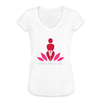 One Billion Rising - Logo - Frauen Vintage T-Shirt - Weiß - Vorne