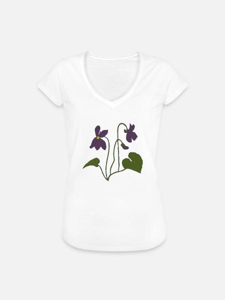 vailchen - Frauen Vintage T-Shirt - Weiß
