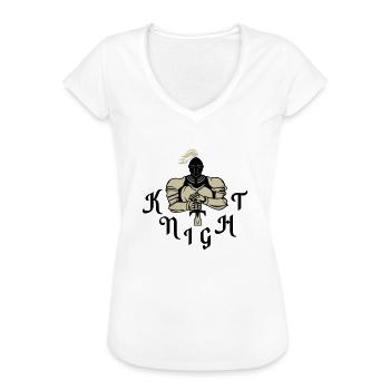 knight 01 - Frauen Vintage T-Shirt - Weiß - Vorne - Danielle (179cm)