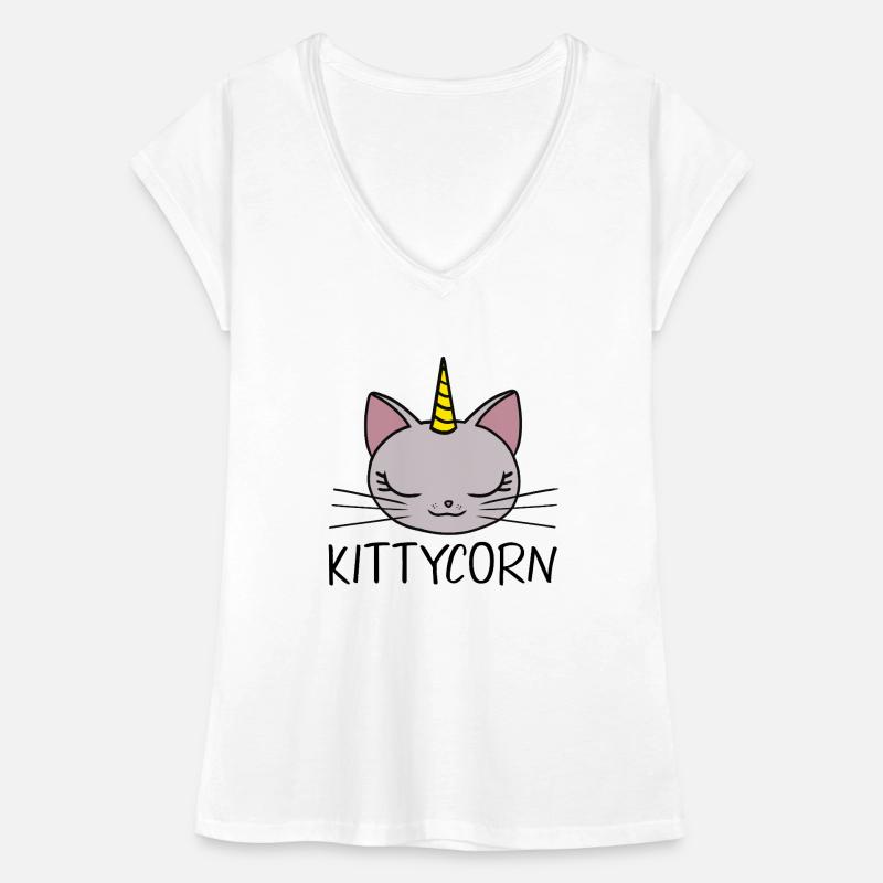 Kittycorn - süße Katze Frauen Vintage T-Shirt