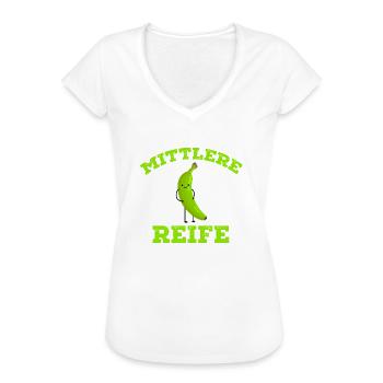 Mittlere Reife Realschule Schulabschluss - Frauen Vintage T-Shirt - Weiß - Vorne
