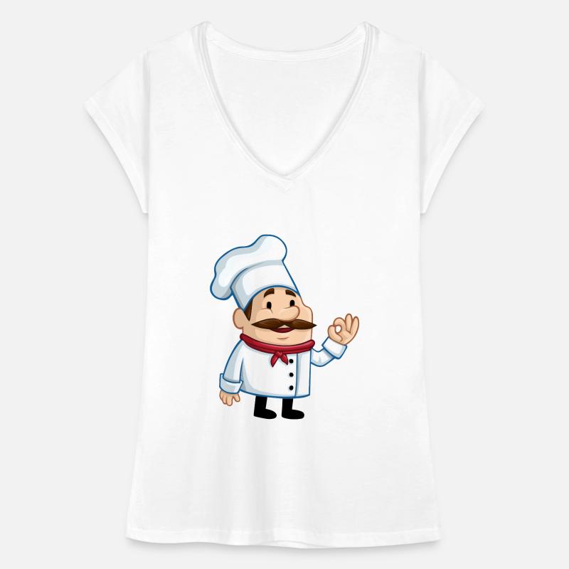 chef chef baker baecker kitchen kitchen kitchen1 Women's Vintage T-Shirt