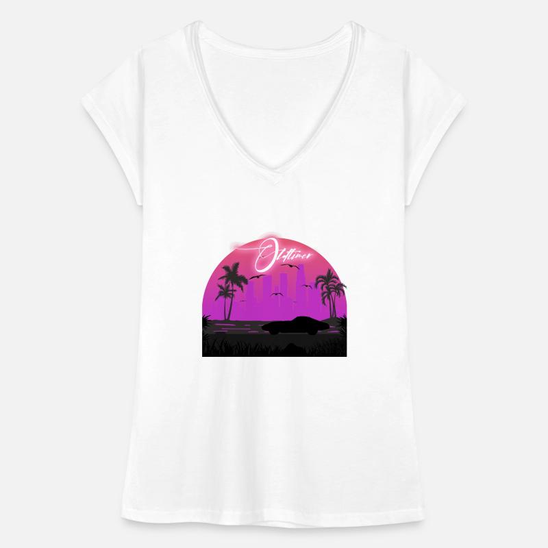 Plage Oldtimer T-shirt vintage Femme
