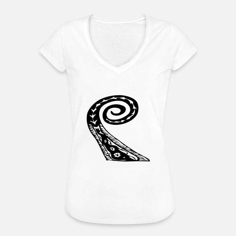 celtic viking ship - Women's Vintage T-Shirt - white