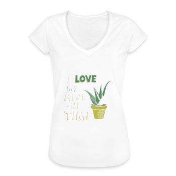 Perfekte Zeit für Aloe-Vera-Fans - Frauen Vintage T-Shirt - Weiß - Vorne
