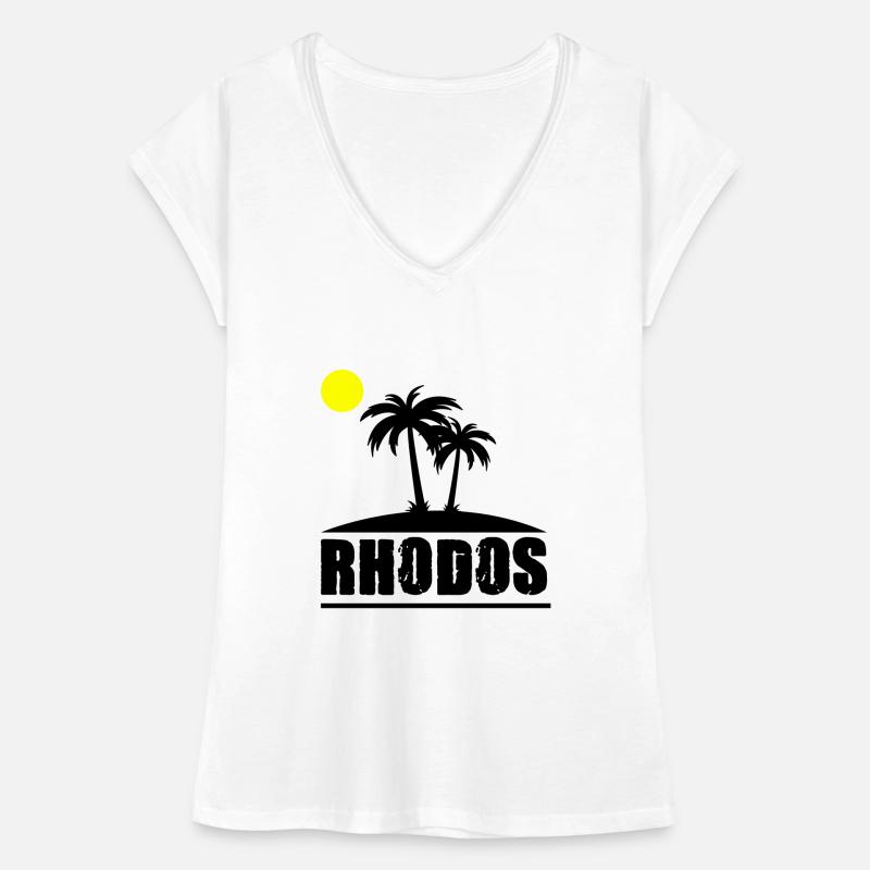 Rhodes T-shirt vintage Femme