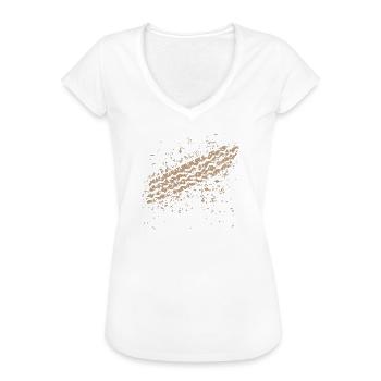 IST MEIN FAHRRAD IN ORDNUNG? UNFALL MATSCHIGE REIFENSPUREN - Frauen Vintage T-Shirt - Weiß - Vorne