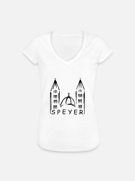 Speyer Dom, Speyer, Geschenk, Geschenidee - Frauen Vintage T-Shirt - Weiß