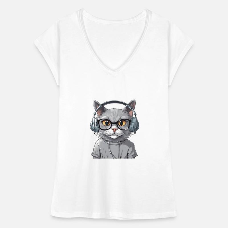 Grey Cat Web Developer Women's Vintage T-Shirt