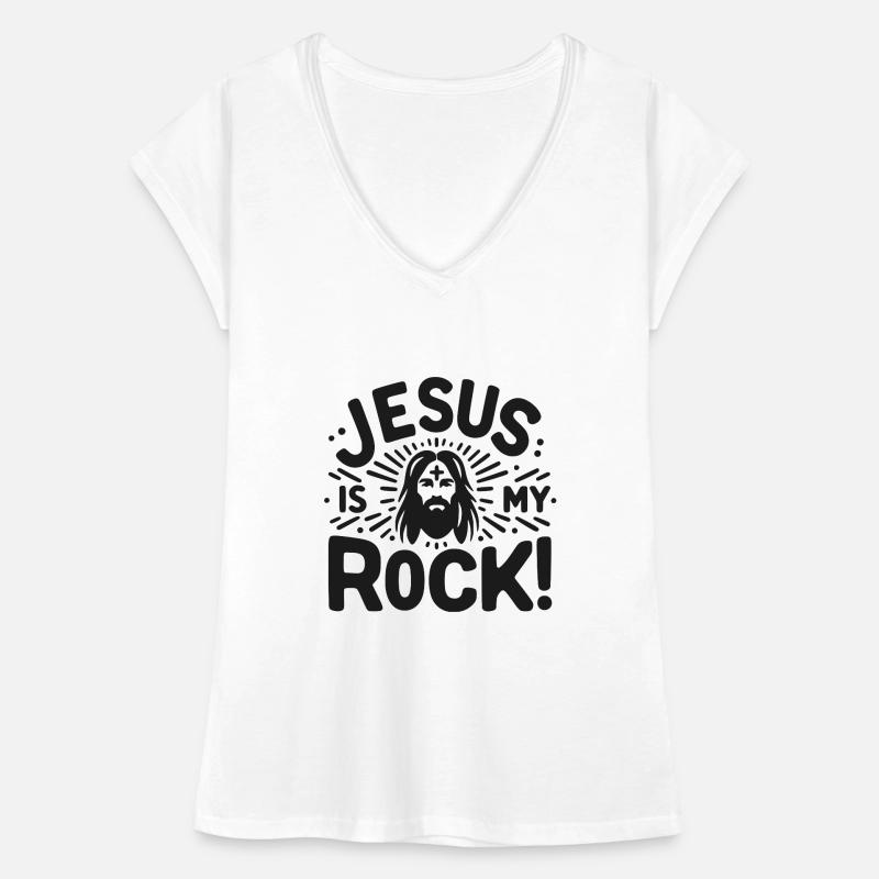 Jesus is My Rock Women's Vintage T-Shirt
