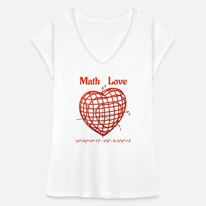 Herzfunktion 3D - Math Love Frauen Vintage T-Shirt