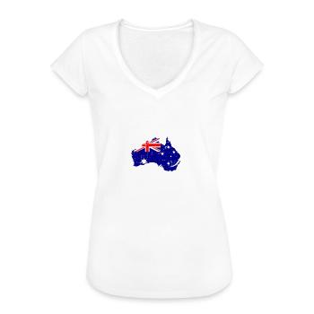 Australien - Frauen Vintage T-Shirt - Weiß - Vorne