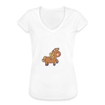 Island Pferde Isländer Pony Reiten Reiterhof Stall - Frauen Vintage T-Shirt - Weiß - Vorne