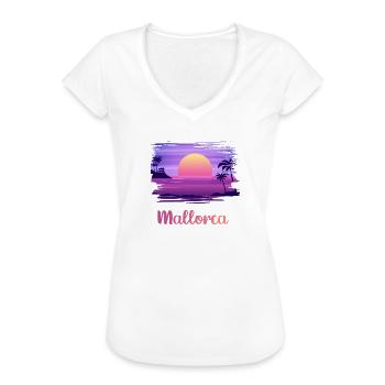 Ich liebe Mallorca - Frauen Vintage T-Shirt - Weiß - Vorne