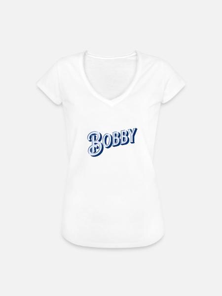 Bobby Namen personalisiert - Frauen Vintage T-Shirt - 