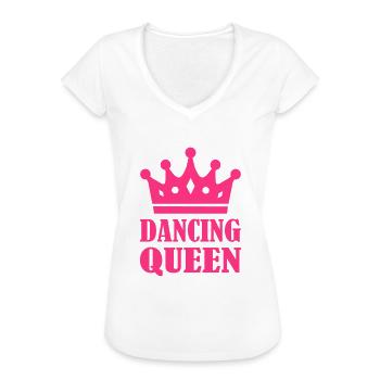 Tanzen - Frauen Vintage T-Shirt - Weiß - Vorne