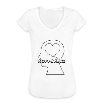 Head & Heart - Women's Vintage T-Shirt - white - Front - Danielle (179cm)