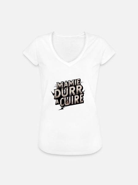 Zähe Oma - Frauen Vintage T-Shirt - Weiß
