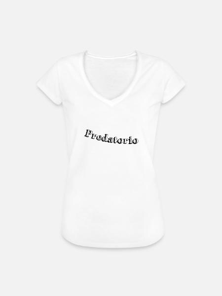 Predatorio - Frauen Vintage T-Shirt - Weiß