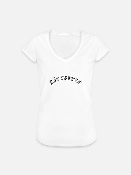 Lifestyle - Frauen Vintage T-Shirt - Weiß