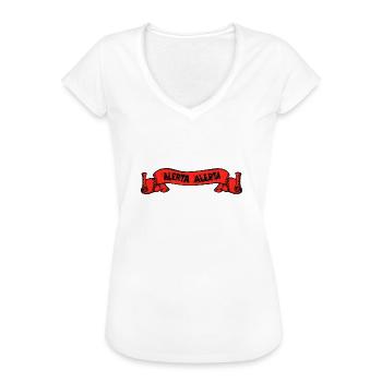 ALERTA ALERTA - Frauen Vintage T-Shirt - Weiß - Vorne