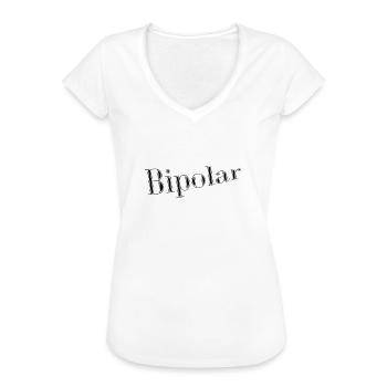 Bipolar - Frauen Vintage T-Shirt - Weiß - Vorne