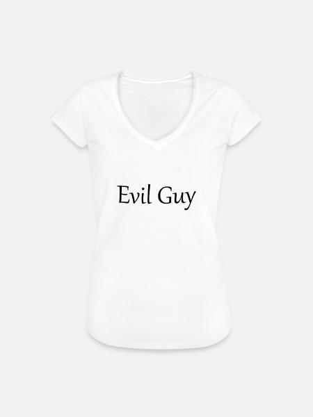 Evil guy - Frauen Vintage T-Shirt - Weiß