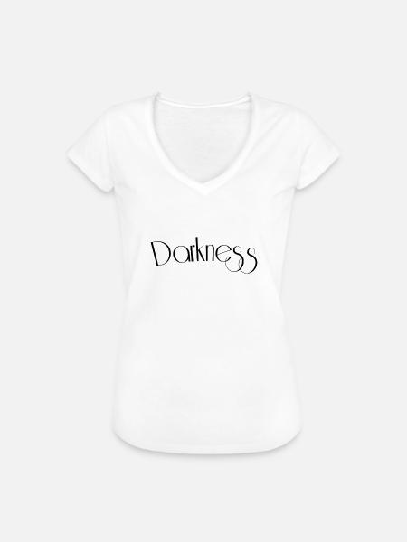 Darkness - Frauen Vintage T-Shirt - Weiß