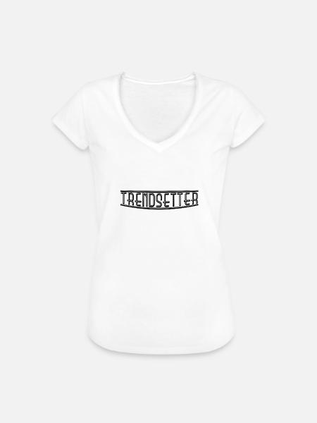 Trendsetter - Frauen Vintage T-Shirt - Weiß