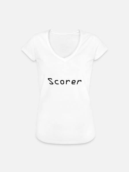 Scorer - Frauen Vintage T-Shirt - Weiß