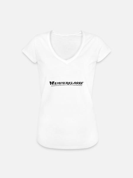 Meisterklasse - Frauen Vintage T-Shirt - Weiß