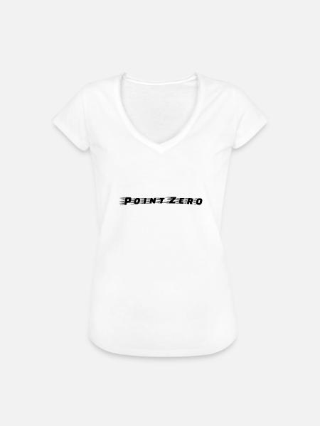Point Zero - Frauen Vintage T-Shirt - Weiß