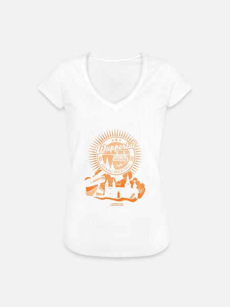 Wuppertal - Frauen Vintage T-Shirt - Weiß