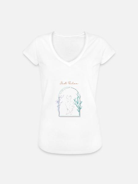 Just Relax - Frauen Vintage T-Shirt - Weiß