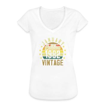 Legends wurden im Januar 1972 - Januar 1972 geboren - Frauen Vintage T-Shirt - Weiß - Vorne